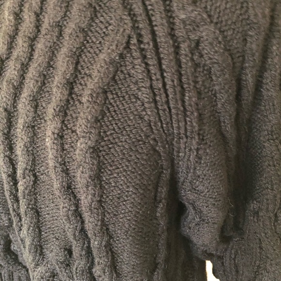 ZARA Black Cable Knit Sweater - Picture 7 of 9
